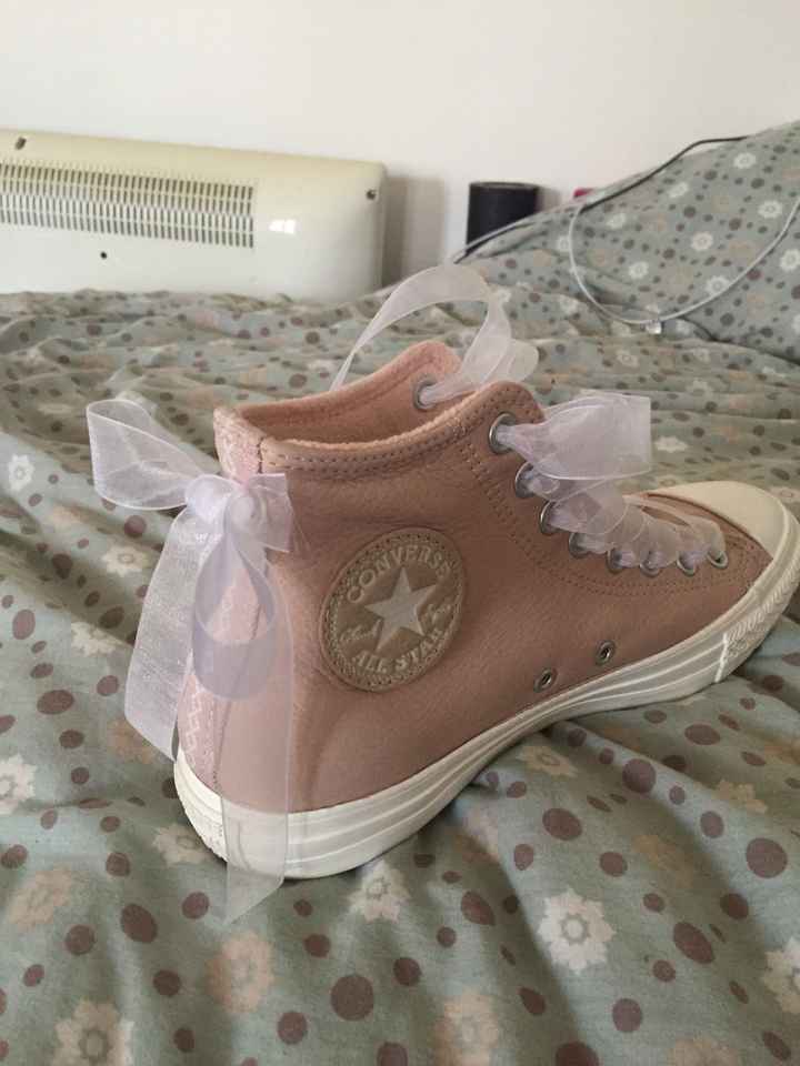 Customisation chaussure du jour j - 1