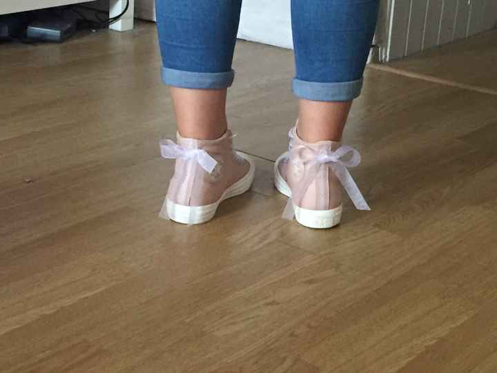 Customisation chaussure du jour j - 3