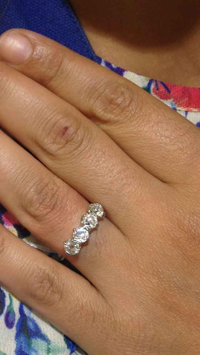 Ma bague de fiancaille
