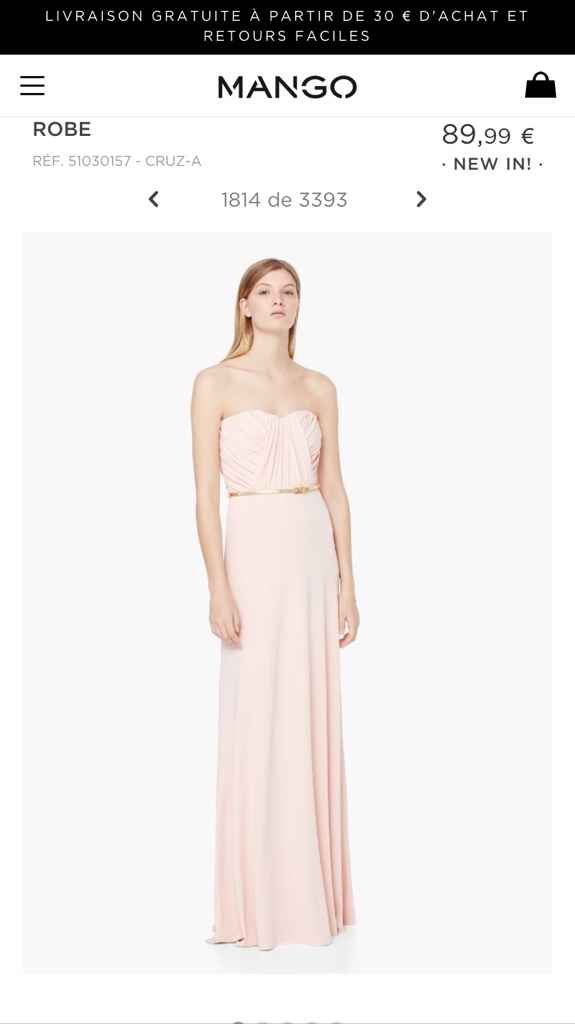 Robe demoiselles d'honneur - 1