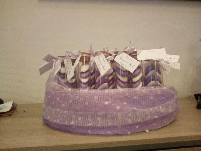 Support dragées terminé - 2