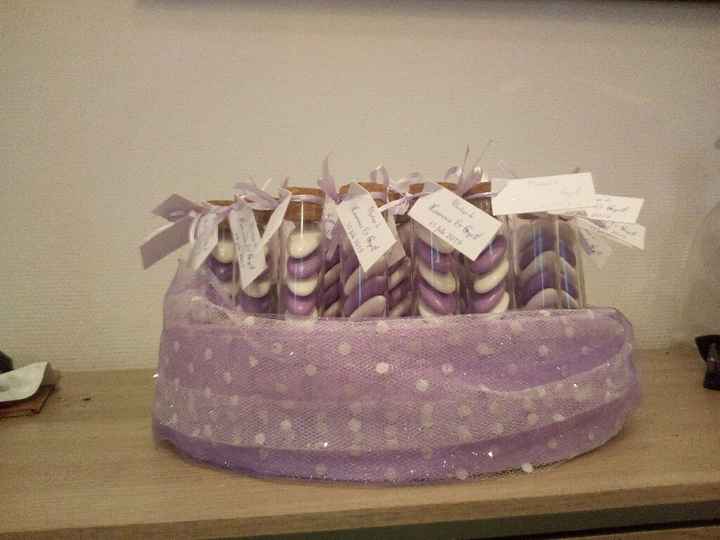 Support dragées terminé - 2