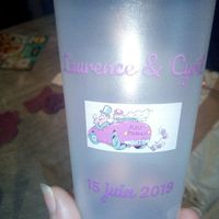 Gobelets personnalisés reçus - 1