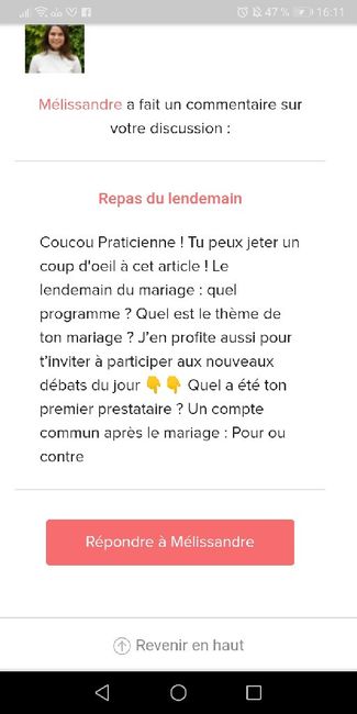 Repas du lendemain 1