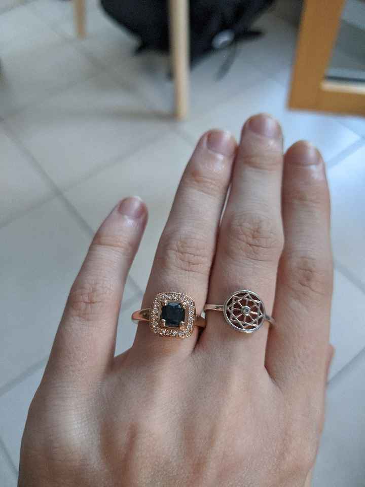 Ma précieuse enfin à mon doigt 😍💍 - 2
