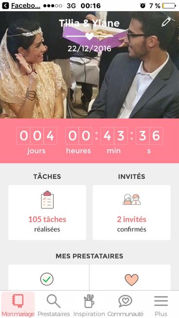 Combien de jours vous reste-t-il avant le grand jour ? - 1