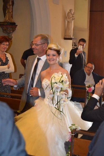 L'éntrée avec mon papa