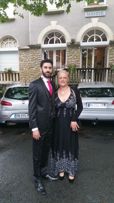 Monsieur avec sa maman
