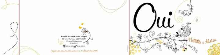 Notre faire part - 2
