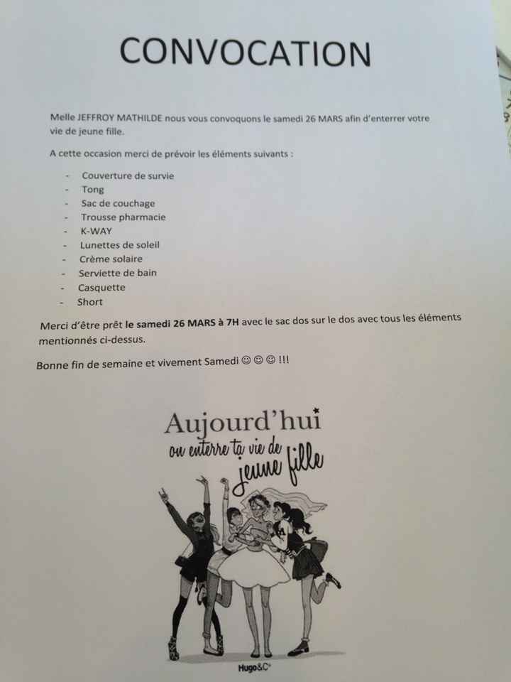 Reçu par la porte aujourd'hui - 1