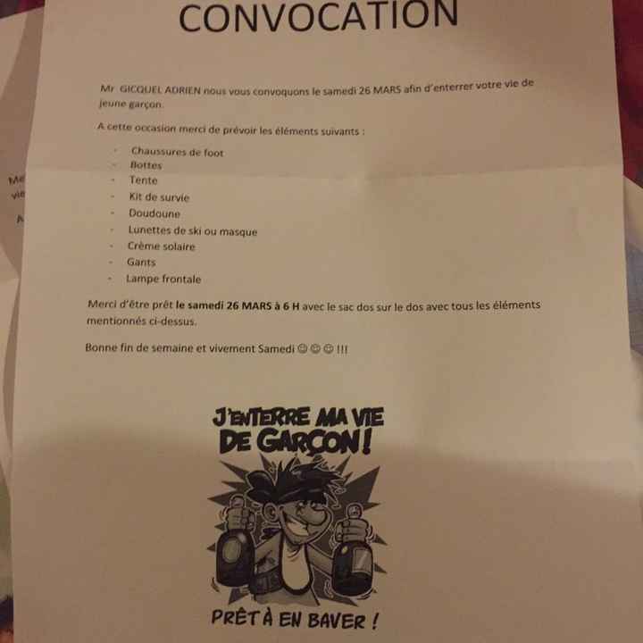 Reçue par la poste, aujourd'hui - 1