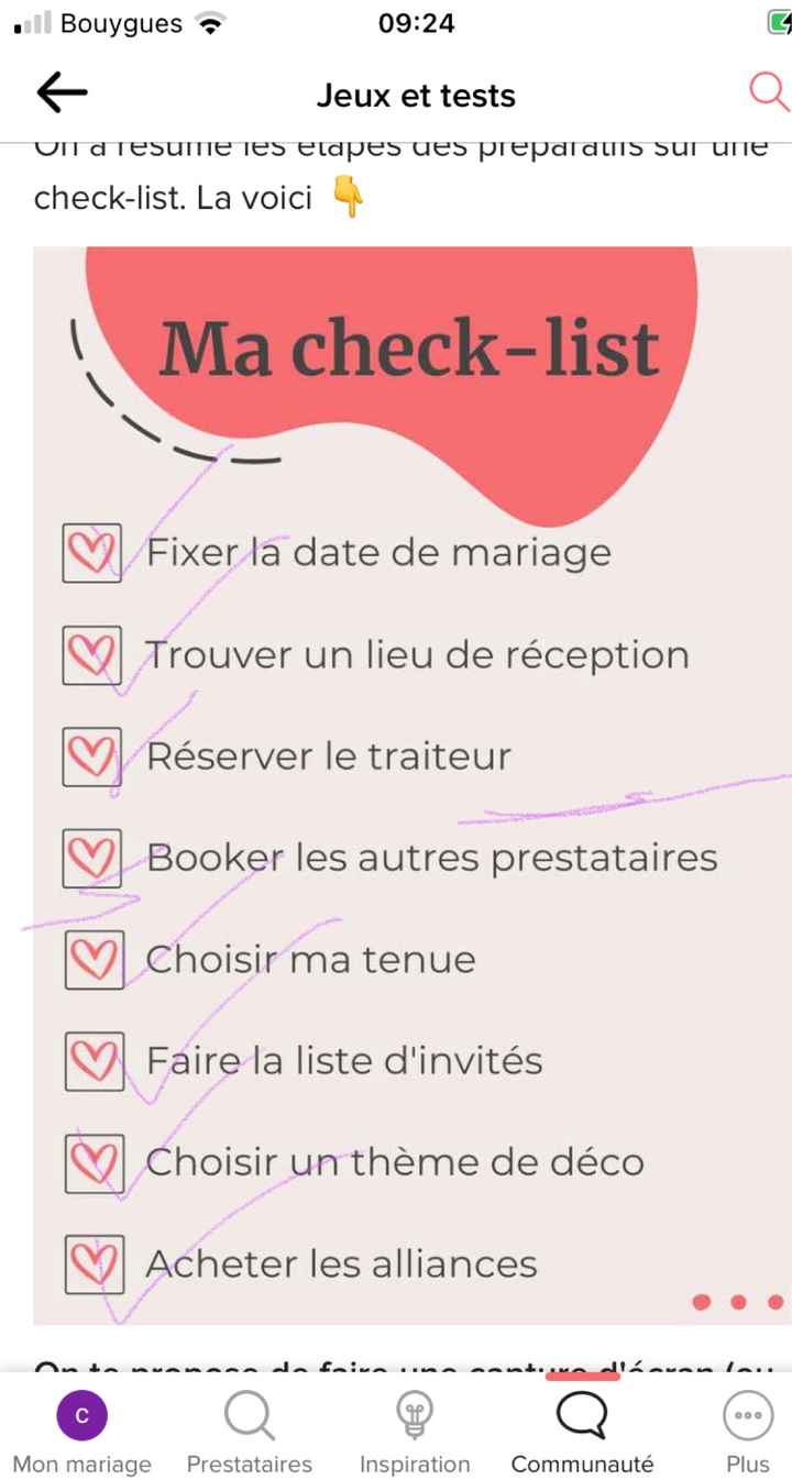BONUS : Une check-list à cocher ✅ - 1