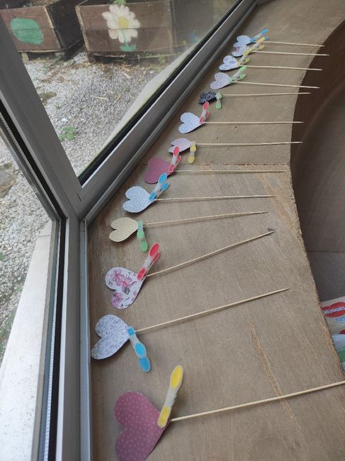 Diy déco allée de coeurs 3