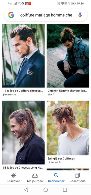 Coiffure homme cheveux long 2