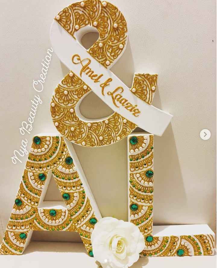 Uniquement le signe « & » avec nos prenoms