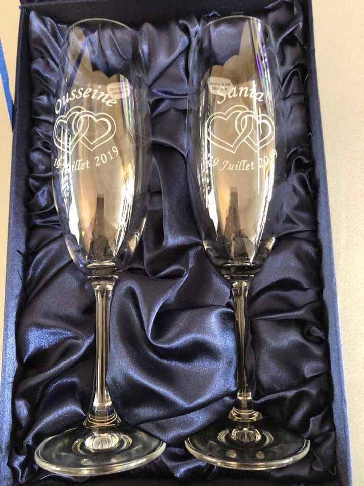 Les verres fait par ma belle soeur 