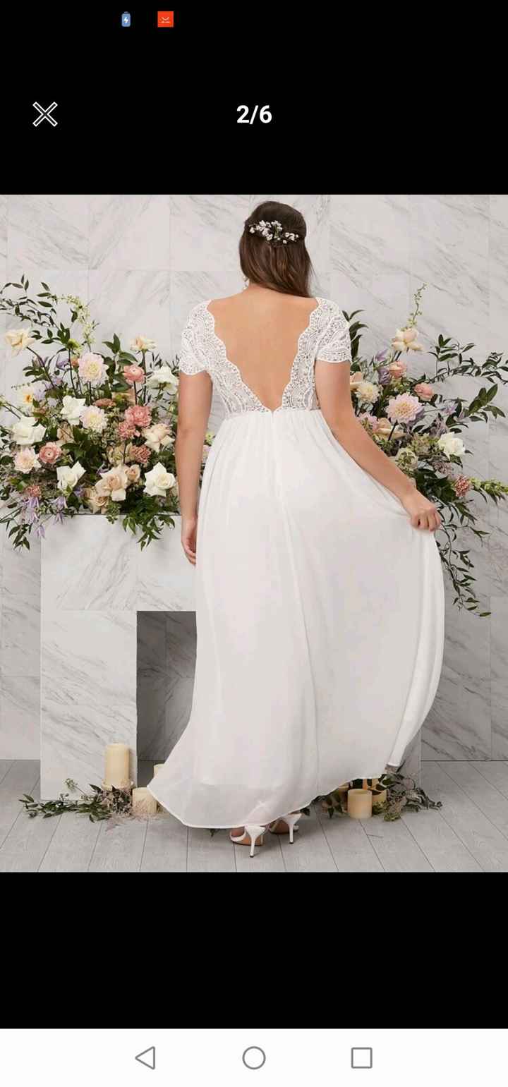 Fiançailles le 2 juillet, robe et déco - 2