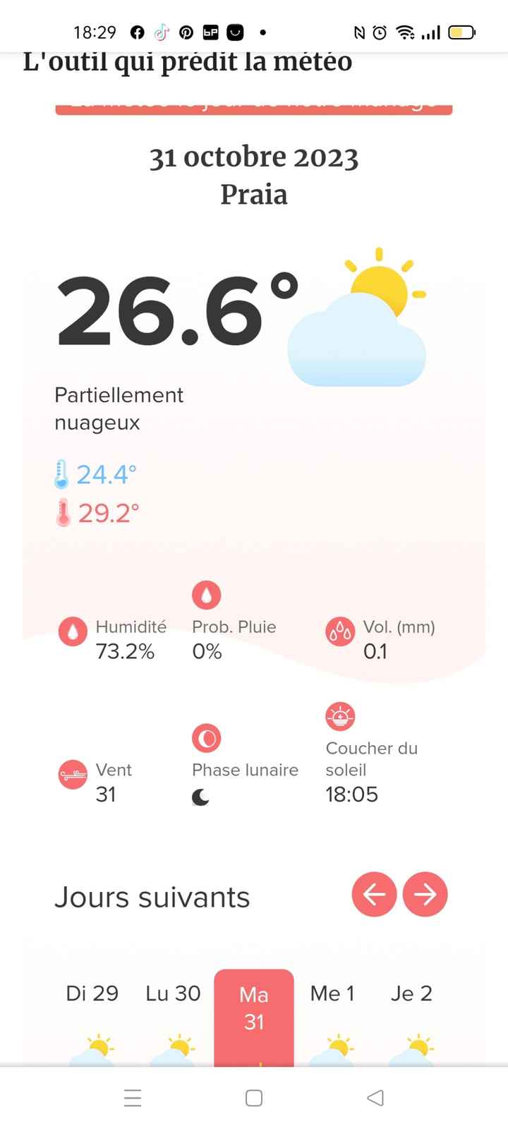 Mariages.net te prédit la météo de ton mariage ☀️😳 - 1