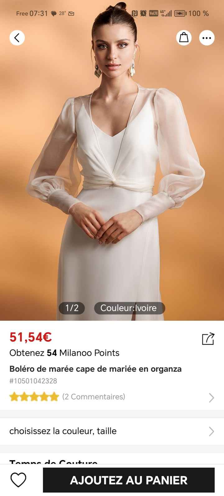 Boléros en mousseline Etsy - 1