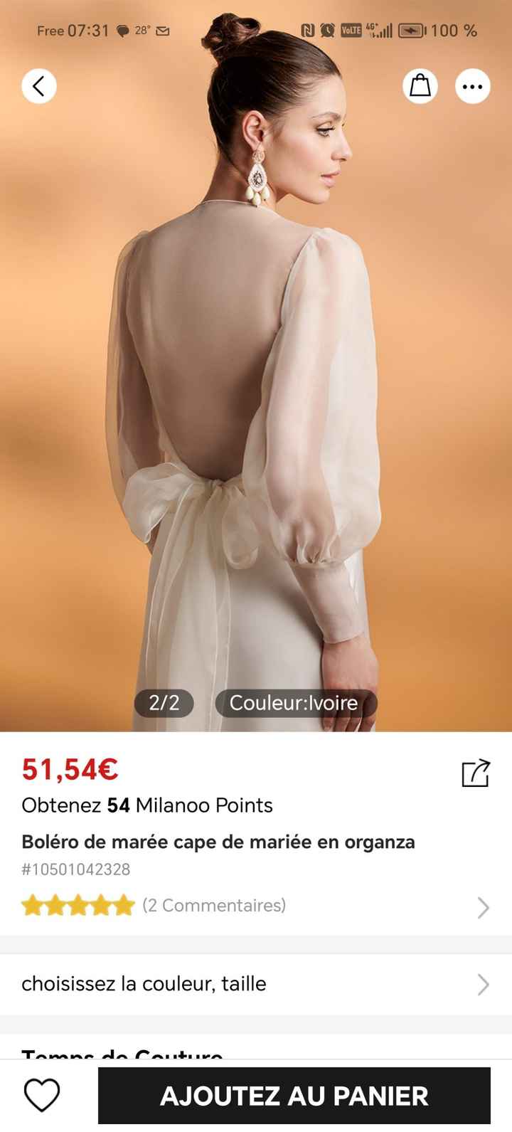 Boléros en mousseline Etsy - 2
