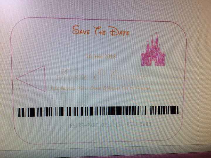 Besoin de vos conseil pour mon SAVE THE DATE