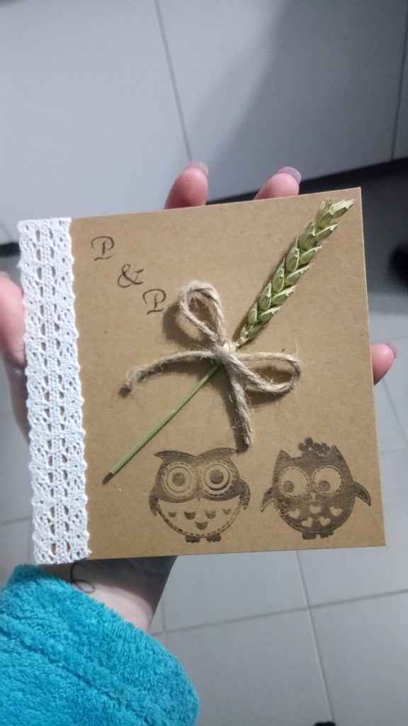 Faire part champêtre - 1