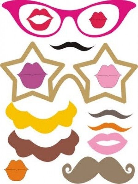 Masques et accessoires photobooth - 6