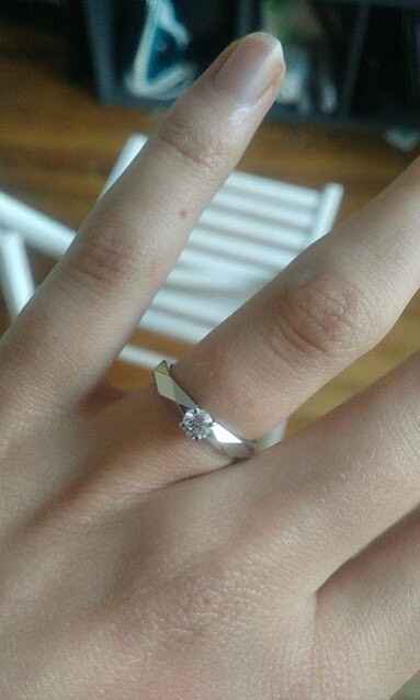 Ma bague de fiancailles !