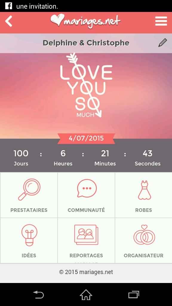 J-100 wedding 4 juillet 2015... - 1