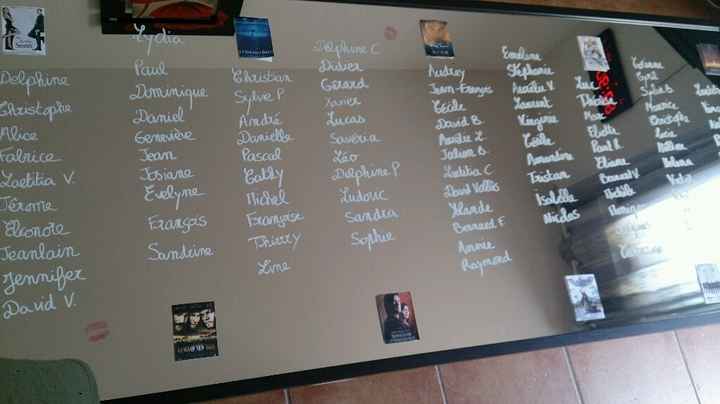 Plan de table miroir - 1