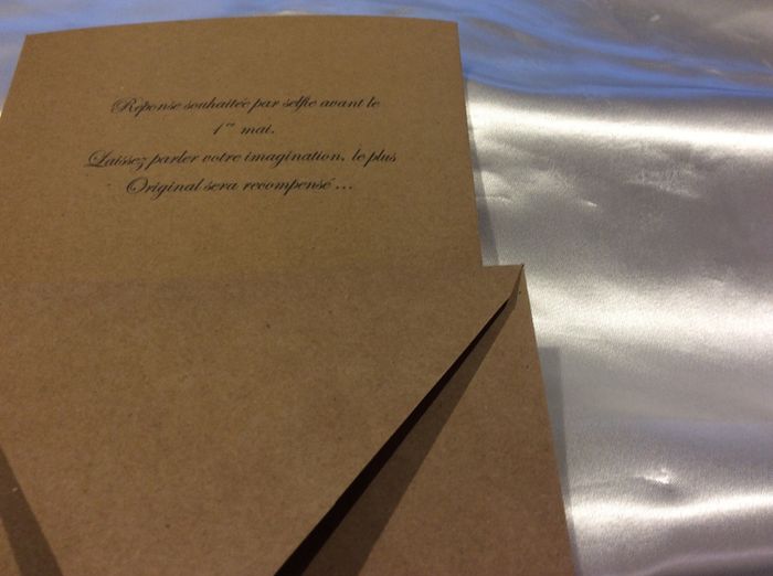Mes faire part  kraft diy - 3