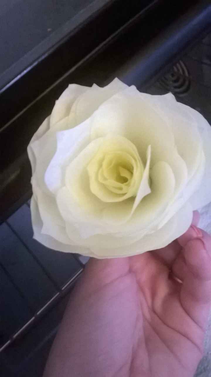 Fleur en filtre à café