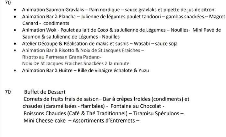 La fameuse question du repas - 1