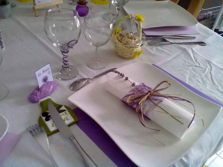 Essai déco tables