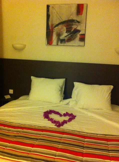 coeur sur lit