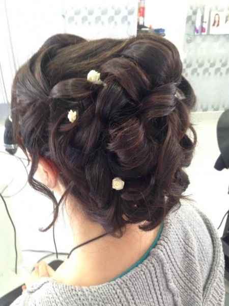 chignon dos