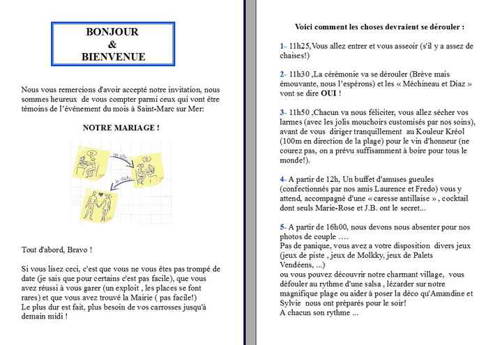 livret acueil 1 et 2
