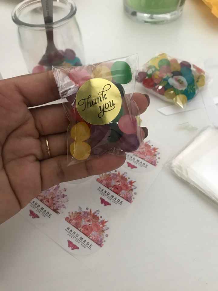 Les cadeaux pour nos invités - 1