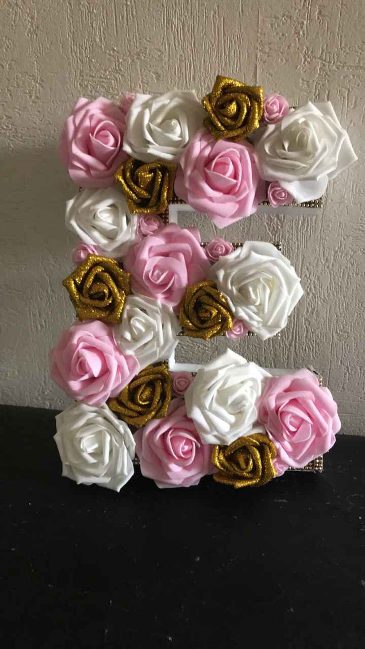 Lettres fleuries diy - 2