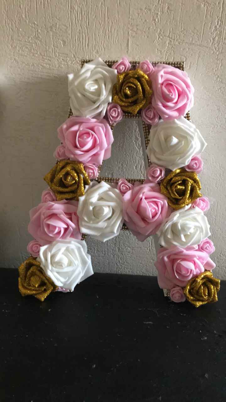 Lettres fleuries diy - 3