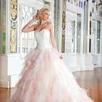 Mariage bicolore : rose et blanc - 3