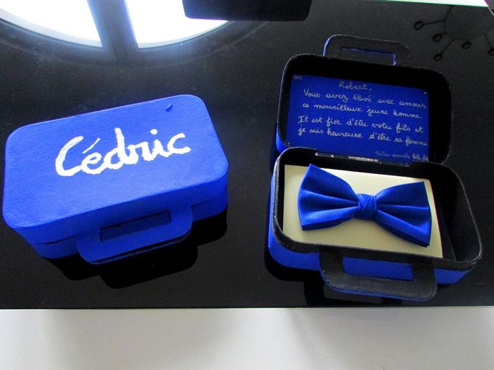 Cadeaux témoins garçon et Papa