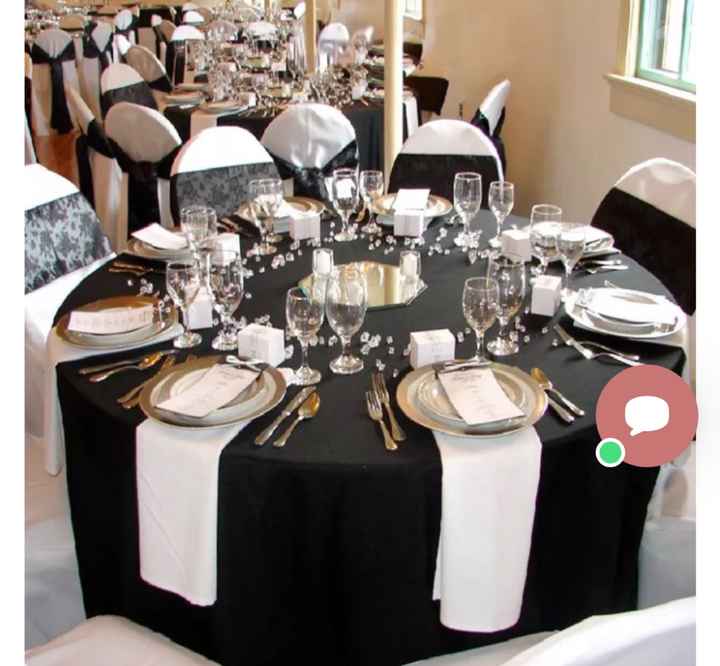 Serviette de table en tissus - 1