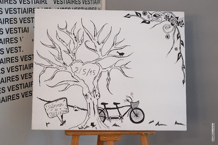 Arbre à empreinte préparer par un cousin