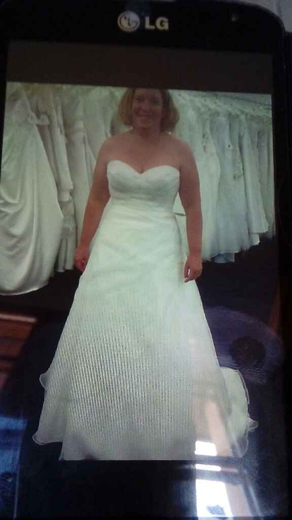 Robe : celle que vous rêviez et celle que vous avez choisie. - 1