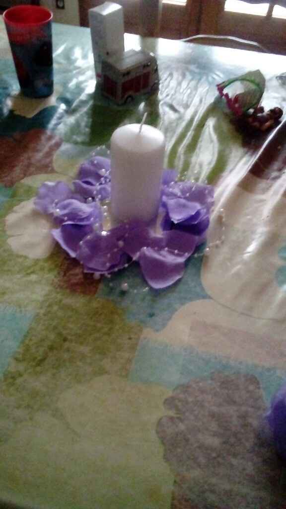 Centre de table bougie - 1