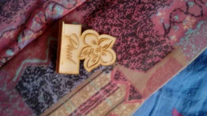 Porte nom en bois - 1