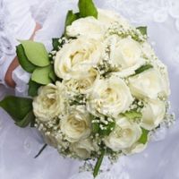 Bouquet de fleurs pour la mariée