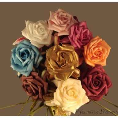 rose avec 5 dragées