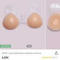 Soutien gorge adhésif - 2